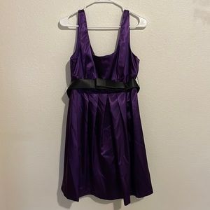 Purple party dress